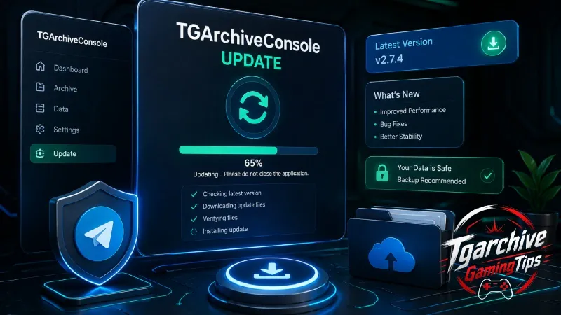 How to Update TGArchiveConsole